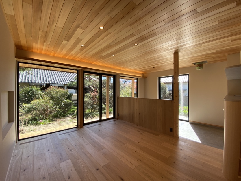 【見学会を開催しました！】4/12千曲市打沢＜木々とゆとりを愉しむ平屋＞